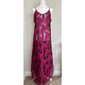 Vintage Blanche by Ralph Montenero Sheer Nightgown Size M Y2K Cami slip Dress
